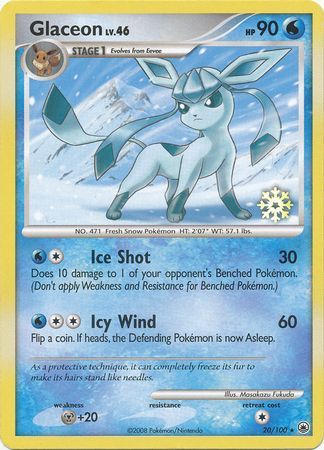 Glaceon (20/100) [Countdown Calendar Promos] | Nerdhalla Games