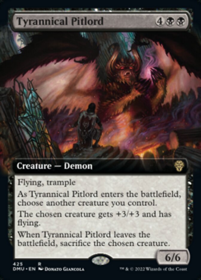 Tyrannical Pitlord (Extended Art) [Dominaria United] | Nerdhalla Games