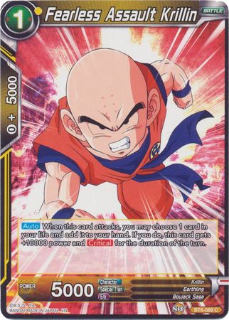 Fearless Assault Krillin (Reprint) (BT6-089) [Battle Evolution Booster] | Nerdhalla Games