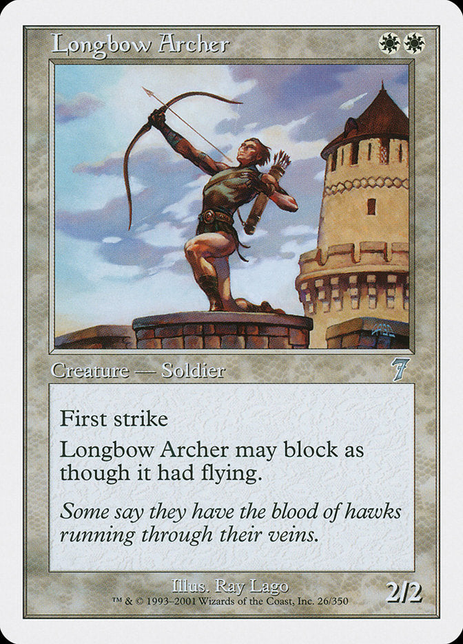 Longbow Archer [Seventh Edition] | Nerdhalla Games