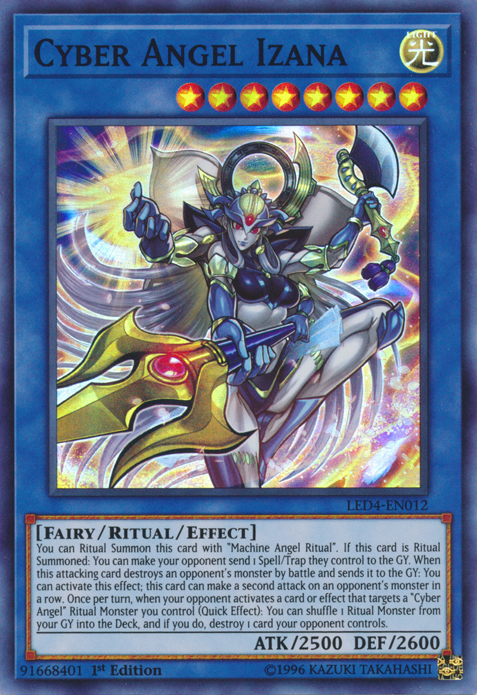 Cyber Angel Izana [LED4-EN012] Super Rare | Nerdhalla Games