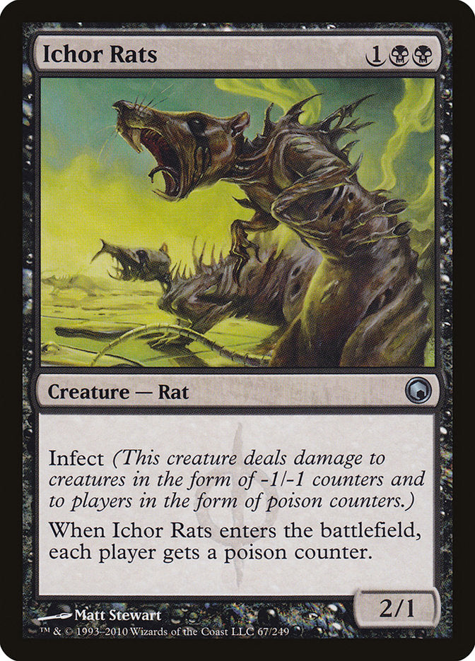 Ichor Rats [Scars of Mirrodin] | Nerdhalla Games