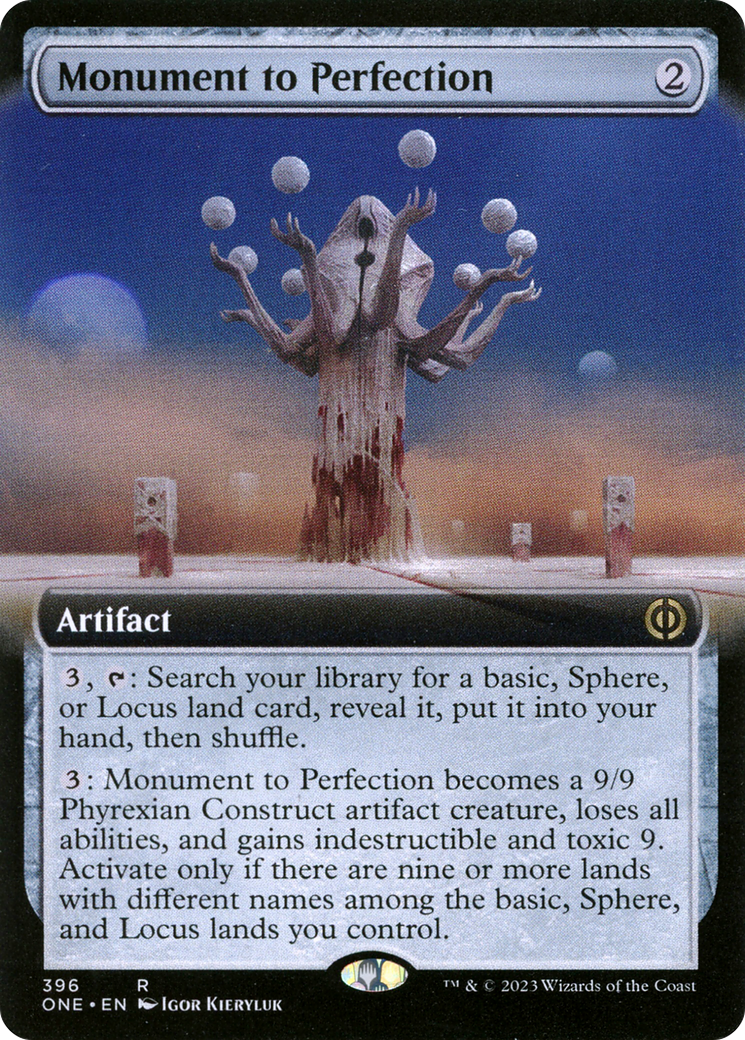 Monument to Perfection (Extended Art) [Phyrexia: All Will Be One] | Nerdhalla Games