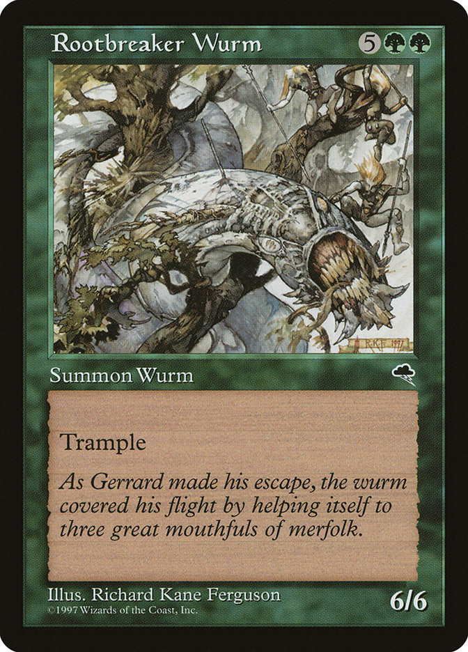 Rootbreaker Wurm [Tempest] | Nerdhalla Games