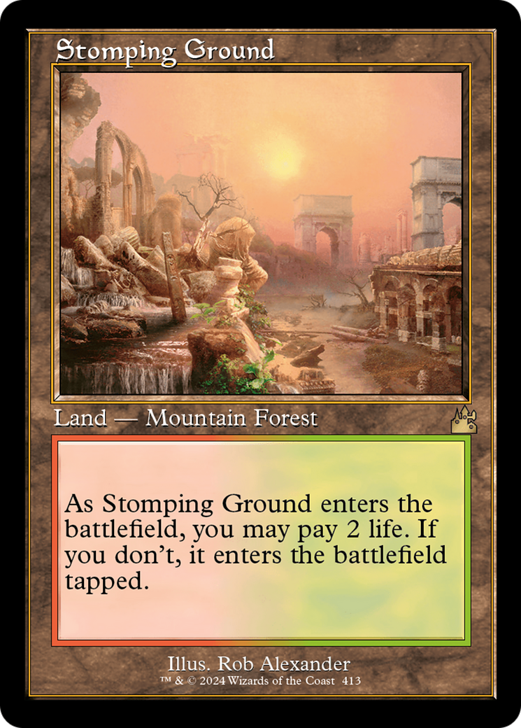 Stomping Ground (Retro) [Ravnica Remastered] | Nerdhalla Games