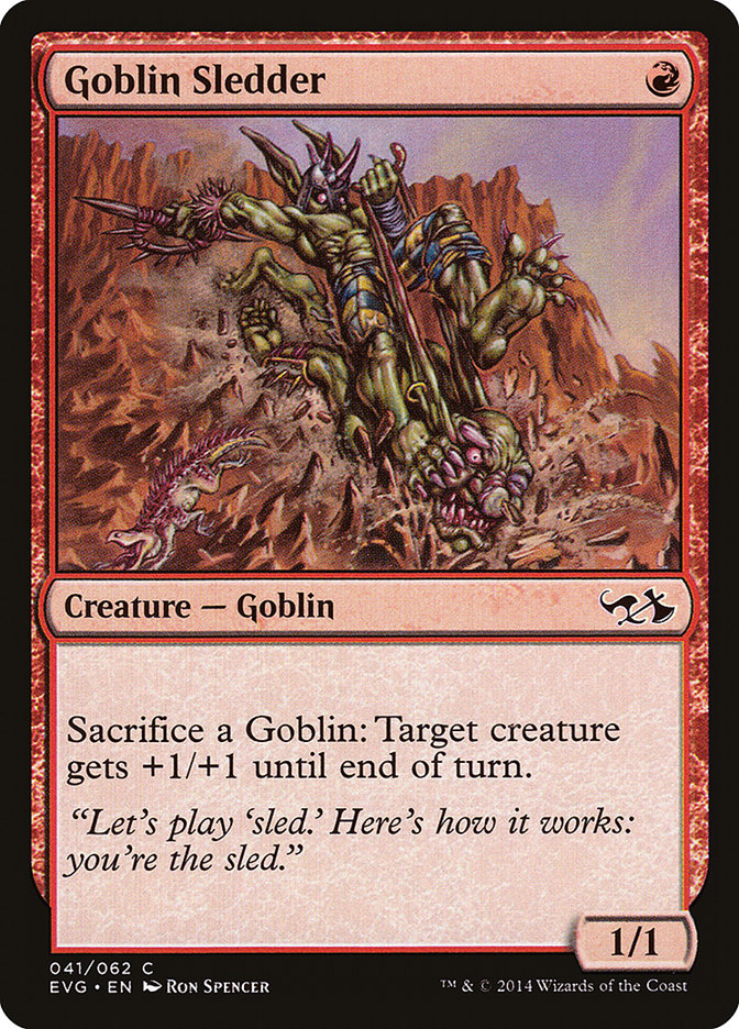 Goblin Sledder (Elves vs. Goblins) [Duel Decks Anthology] | Nerdhalla Games