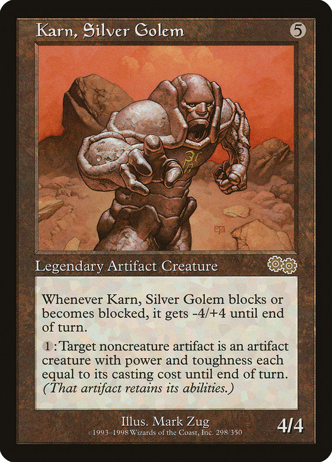 Karn, Silver Golem [Urza's Saga] | Nerdhalla Games