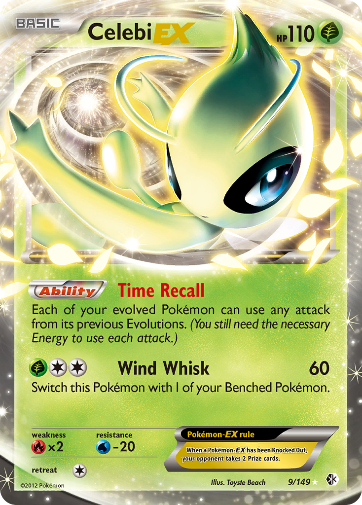 Celebi EX (9/149) [Black & White: Boundaries Crossed] | Nerdhalla Games