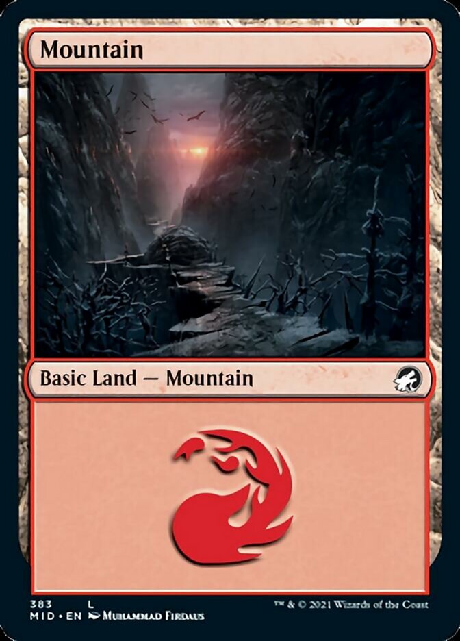 Mountain (383) [Innistrad: Midnight Hunt] | Nerdhalla Games