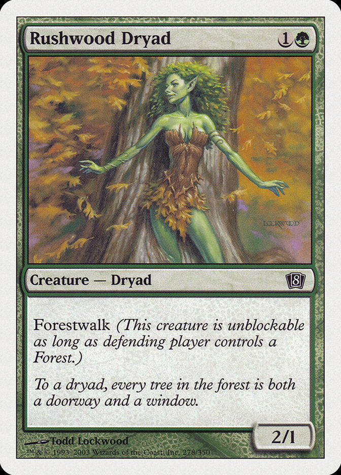 Rushwood Dryad [Eighth Edition] | Nerdhalla Games