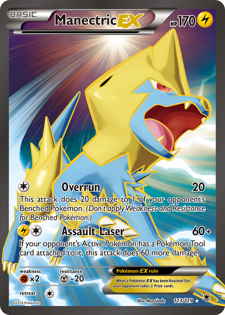 Manectric EX (113/119) [XY: Phantom Forces] | Nerdhalla Games