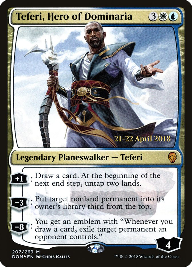 Teferi, Hero of Dominaria  [Dominaria Prerelease Promos] | Nerdhalla Games