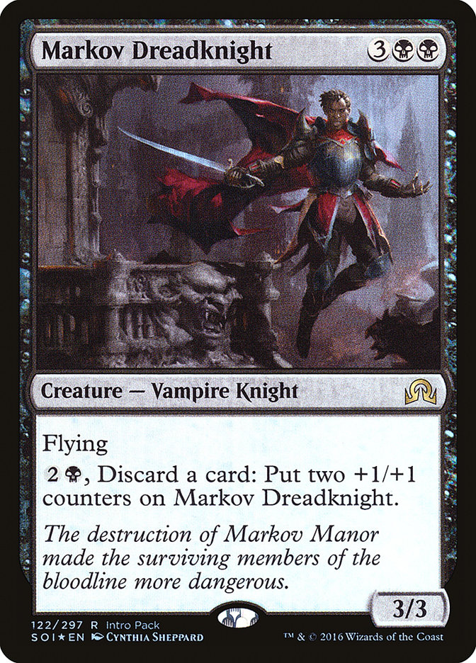 Markov Dreadknight (Intro Pack) [Shadows over Innistrad Promos] | Nerdhalla Games