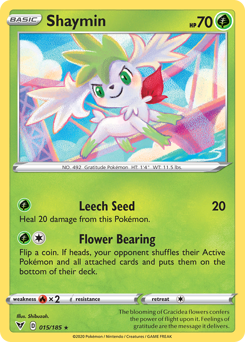 Shaymin (015/185) [Sword & Shield: Vivid Voltage] | Nerdhalla Games