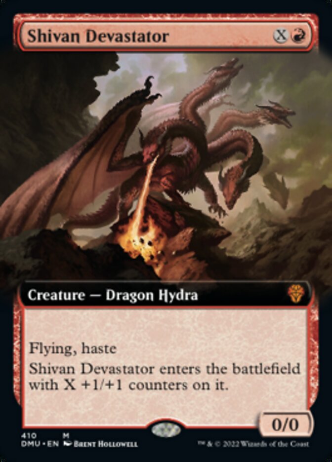 Shivan Devastator (Extended Art) [Dominaria United] | Nerdhalla Games