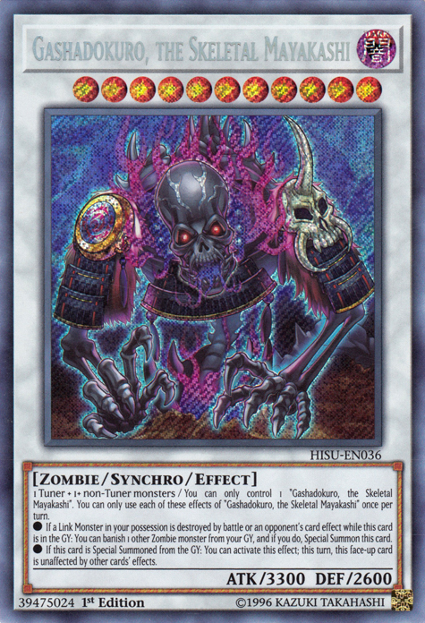 Gashadokuro, the Skeletal Mayakashi [HISU-EN036] Secret Rare | Nerdhalla Games