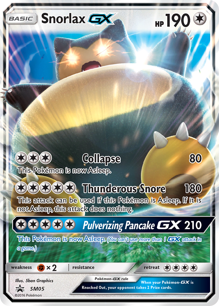 Snorlax GX (SM05) [Sun & Moon: Black Star Promos] | Nerdhalla Games