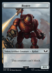 Astartes Warrior // Robot Double-sided Token (Surge Foil) [Universes Beyond: Warhammer 40,000 Tokens] | Nerdhalla Games