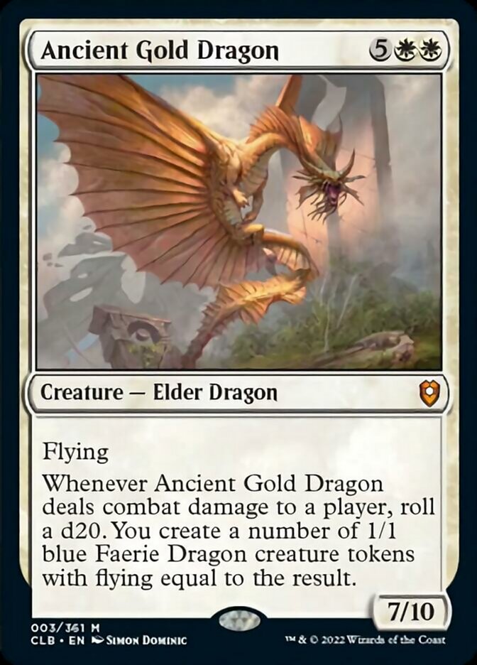 Ancient Gold Dragon [Commander Legends: Battle for Baldur's Gate] | Nerdhalla Games