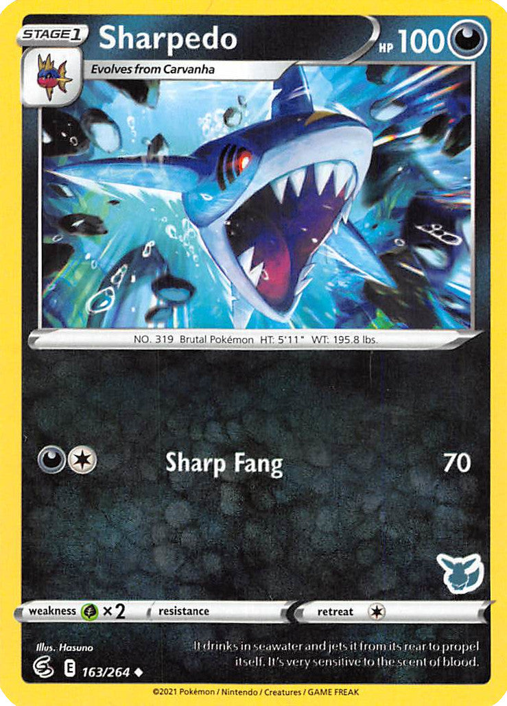 Sharpedo (163/264) (Eevee Deck) [Battle Academy 2022] | Nerdhalla Games