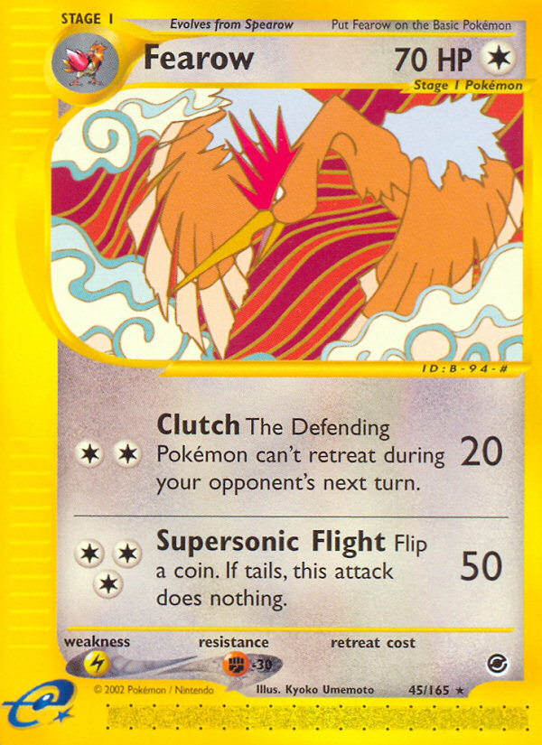 Fearow (45/165) [Expedition: Base Set] | Nerdhalla Games