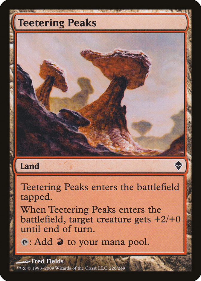 Teetering Peaks [Zendikar] | Nerdhalla Games