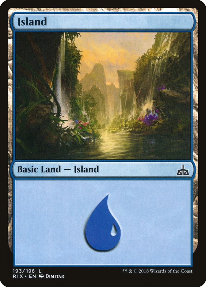 Island (193) [Rivals of Ixalan] | Nerdhalla Games