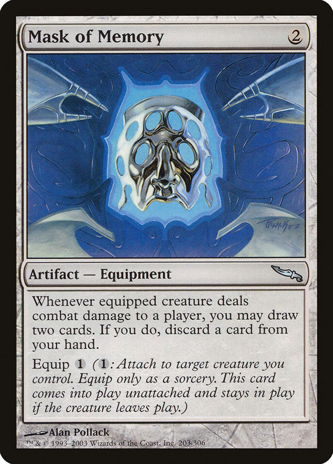 Mask of Memory [Mirrodin] | Nerdhalla Games