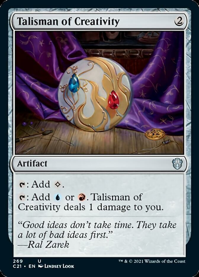 Talisman of Creativity [Commander 2021] | Nerdhalla Games