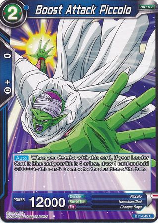 Boost Attack Piccolo [BT1-045] | Nerdhalla Games