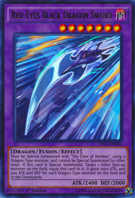 Red-Eyes Black Dragon Sword [DRL3-EN066] Ultra Rare | Nerdhalla Games