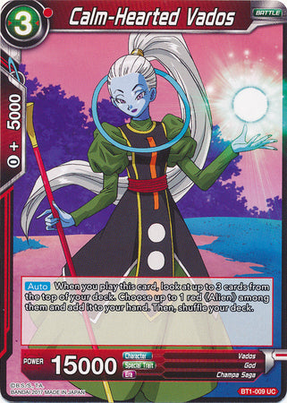 Calm-Hearted Vados [BT1-009] | Nerdhalla Games