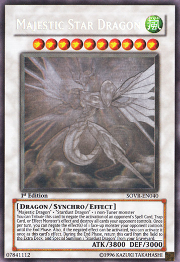 Majestic Star Dragon [SOVR-EN040] Ghost Rare | Nerdhalla Games