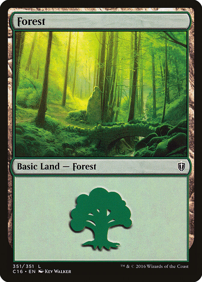 Forest (351) [Commander 2016] | Nerdhalla Games