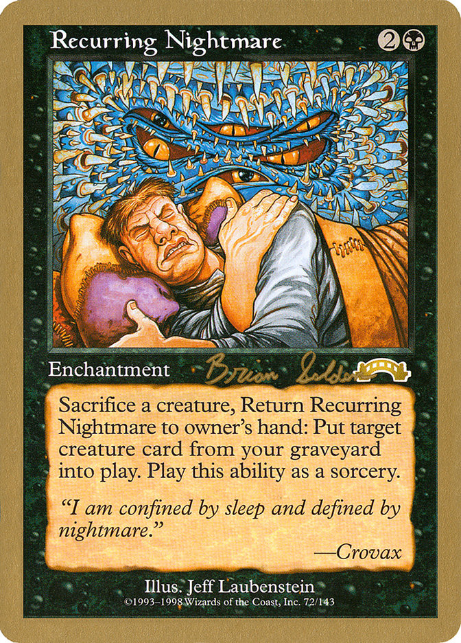 Recurring Nightmare (Brian Selden) [World Championship Decks 1998] | Nerdhalla Games