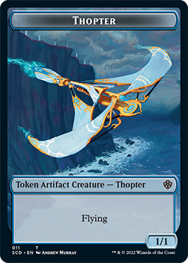 Bird // Thopter Double-Sided Token [Starter Commander Decks] | Nerdhalla Games