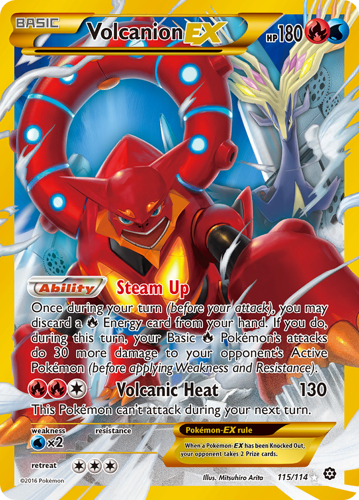 Volcanion EX (115/114) [XY: Steam Siege] | Nerdhalla Games