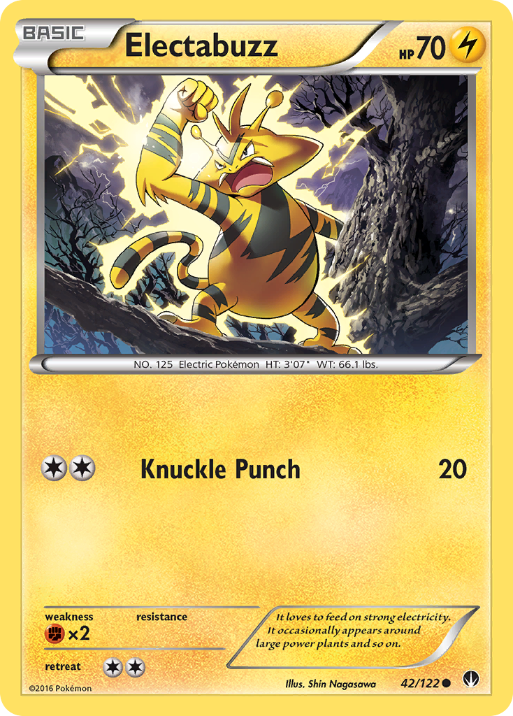 Electabuzz (42/122) [XY: BREAKpoint] | Nerdhalla Games