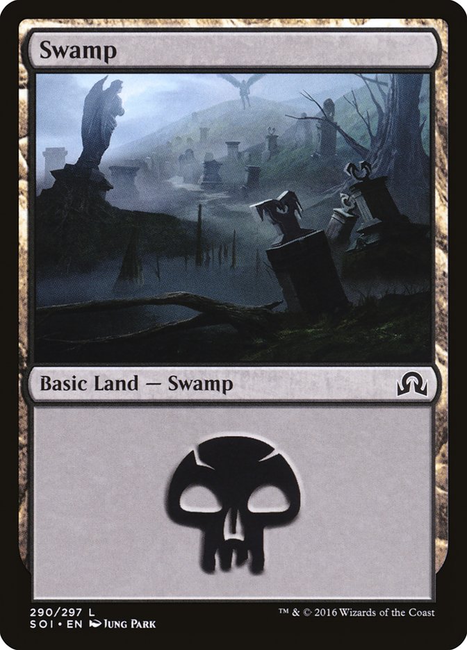 Swamp (290) [Shadows over Innistrad] | Nerdhalla Games