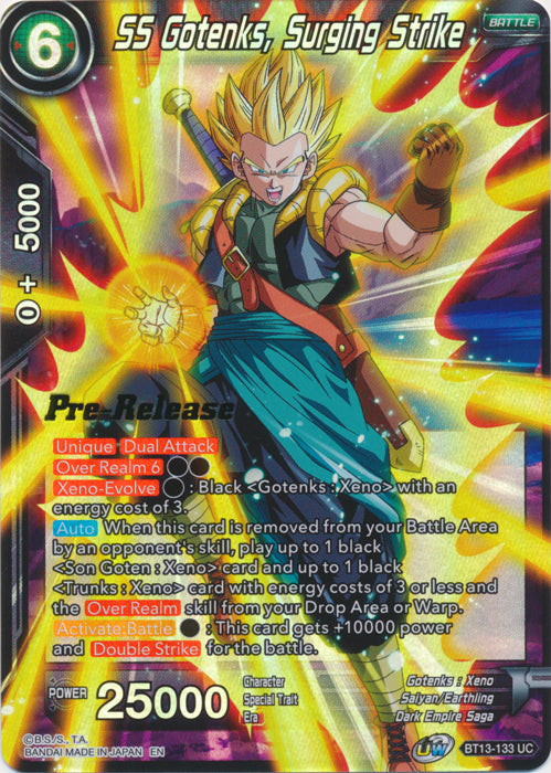 SS Gotenks, Surging Strike (BT13-133) [Supreme Rivalry Prerelease Promos] | Nerdhalla Games