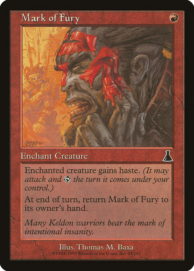 Mark of Fury [Urza's Destiny] | Nerdhalla Games