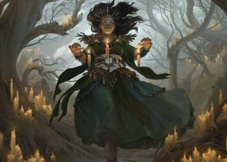 Candlegrove Witch 1 Art Card [Innistrad: Midnight Hunt Art Series] | Nerdhalla Games