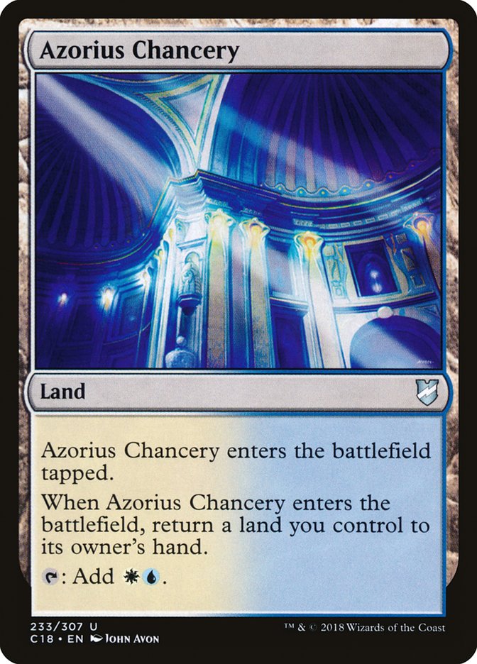 Azorius Chancery [Commander 2018] | Nerdhalla Games