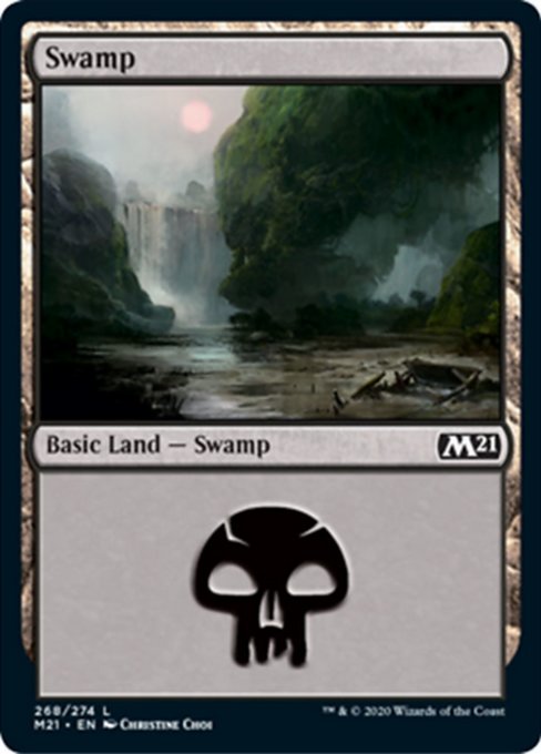 Swamp (268) [Core Set 2021] | Nerdhalla Games