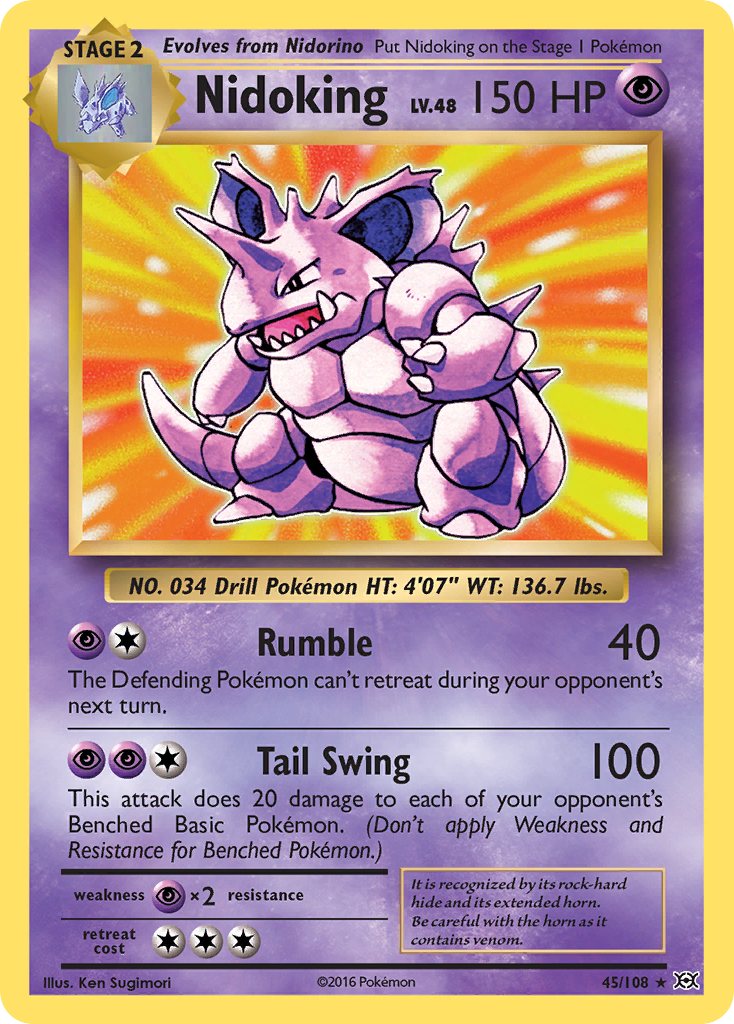 Nidoking (45/108) [XY: Evolutions] | Nerdhalla Games