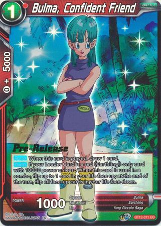 Bulma, Confident Friend (BT12-011) [Vicious Rejuvenation Prerelease Promos] | Nerdhalla Games