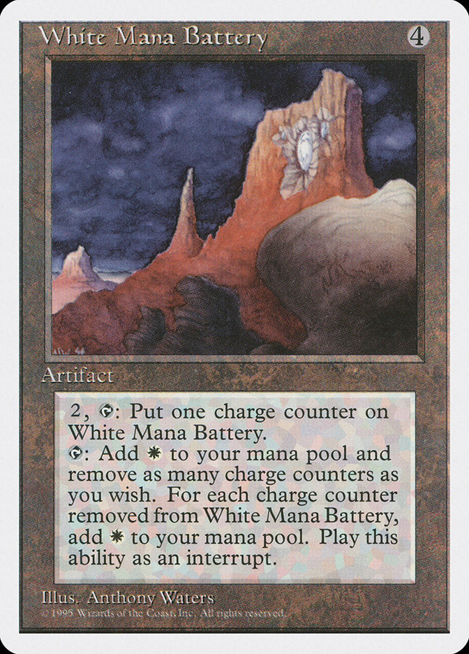 White Mana Battery [Fourth Edition] | Nerdhalla Games