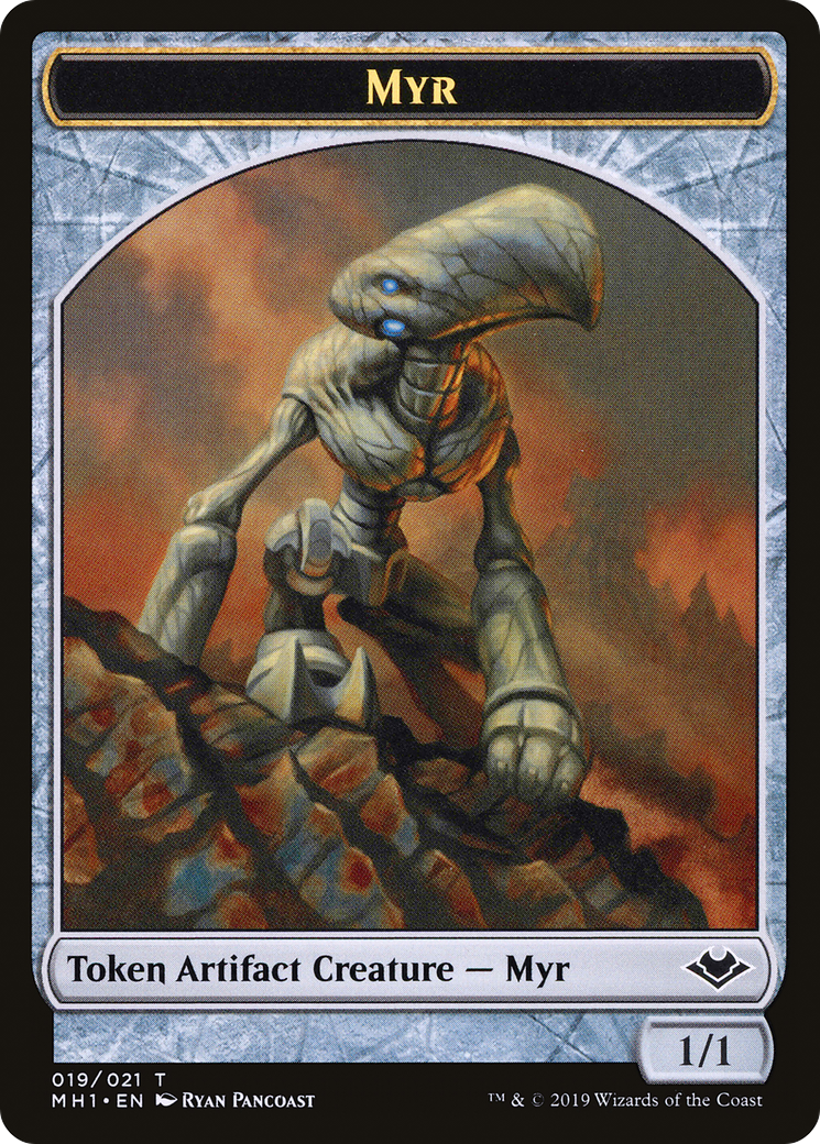 Myr // Thopter Double-Sided Token [Phyrexia: All Will Be One Commander Tokens] | Nerdhalla Games