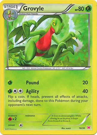 Grovyle (18/30) [XY: Trainer Kit 2 - Latias] | Nerdhalla Games