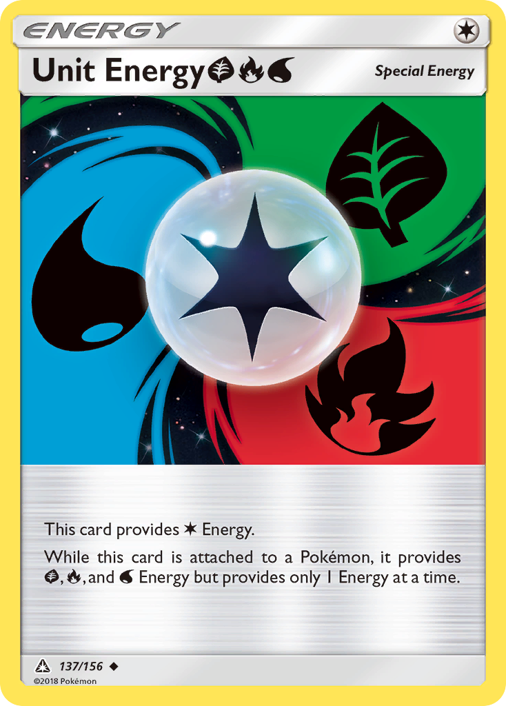 Unit Energy (137/156) (Grass, Fire, Water) [Sun & Moon: Ultra Prism] | Nerdhalla Games